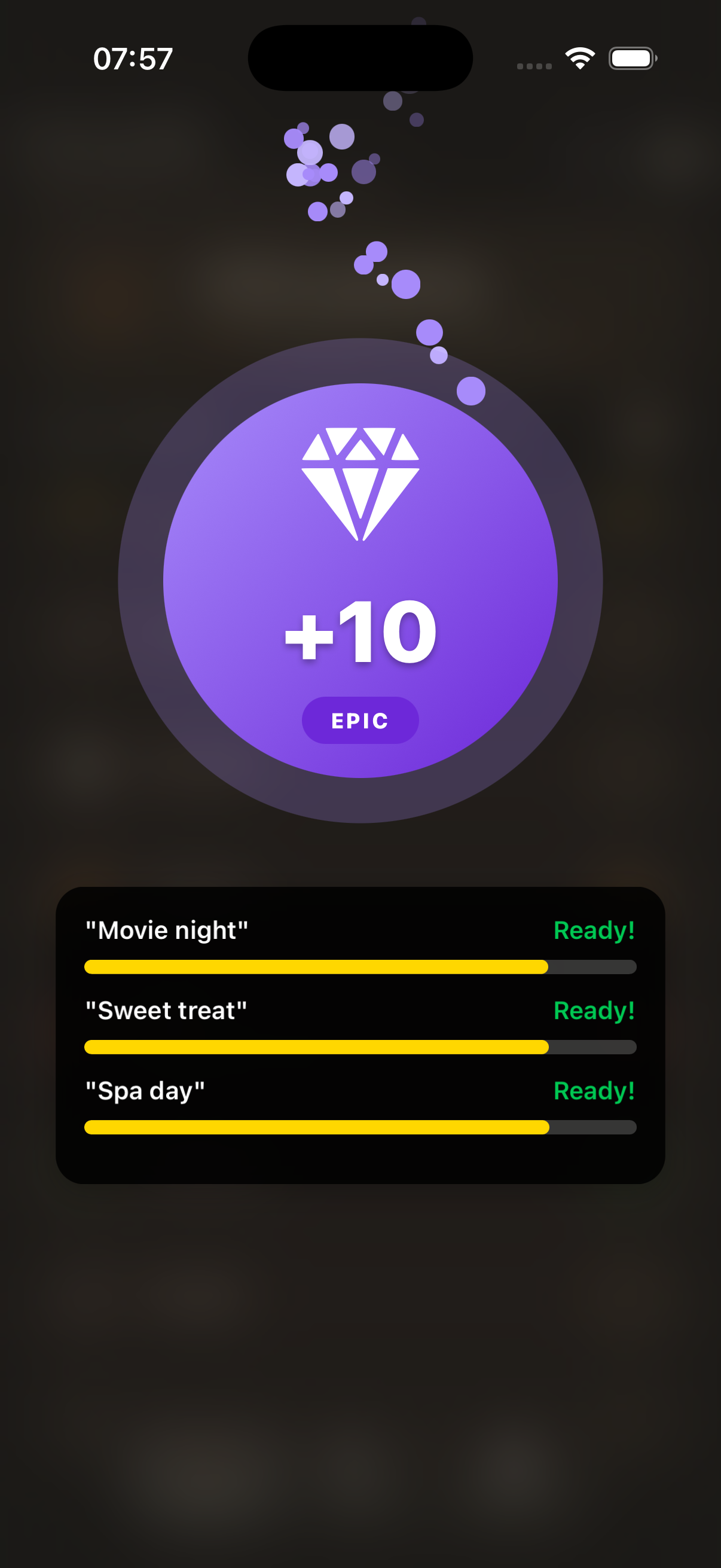 Rewardly randomized point drop — Epic +5 reward